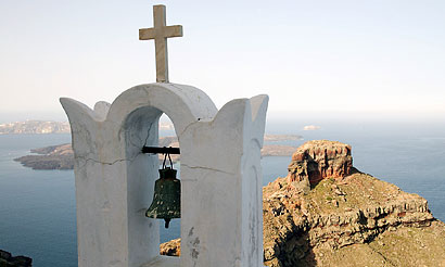 Skaros Rock as it is today