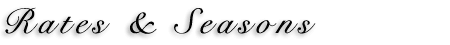 Rates & Seasons
