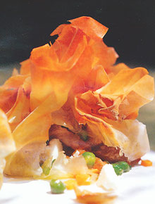 Feta Cheese, Filo Pastry & Lamb
