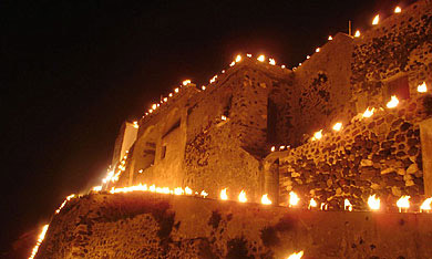 The Kasteli of Pyrgos on Good Friday - The Epitaphios